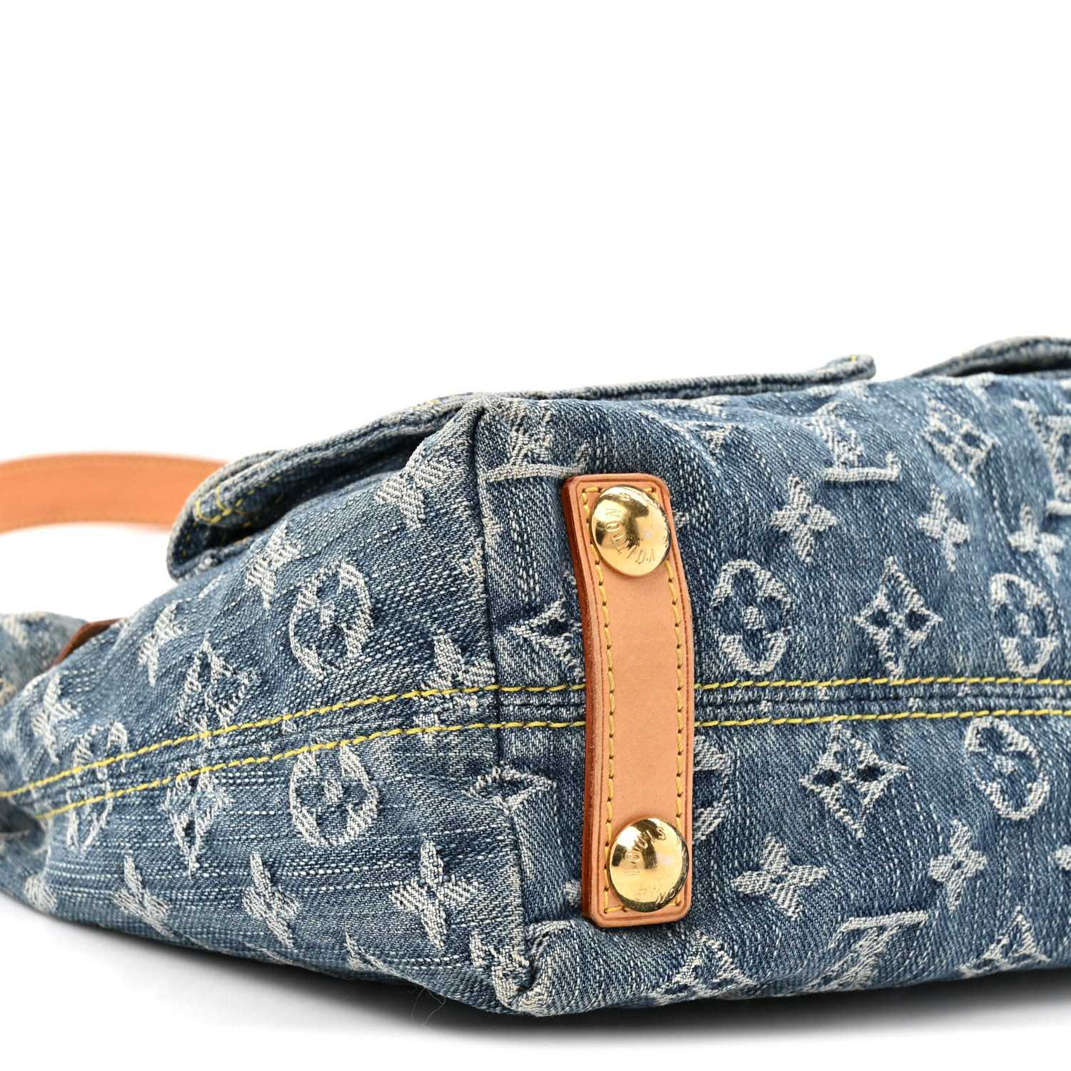 Louis Vuitton Monogram Denim Baggy PM Blue 10 of 10