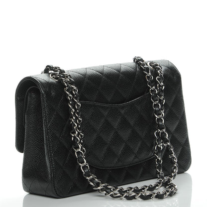 Chanel Caviar Quilted Medium Double Flap Black 3 of 8