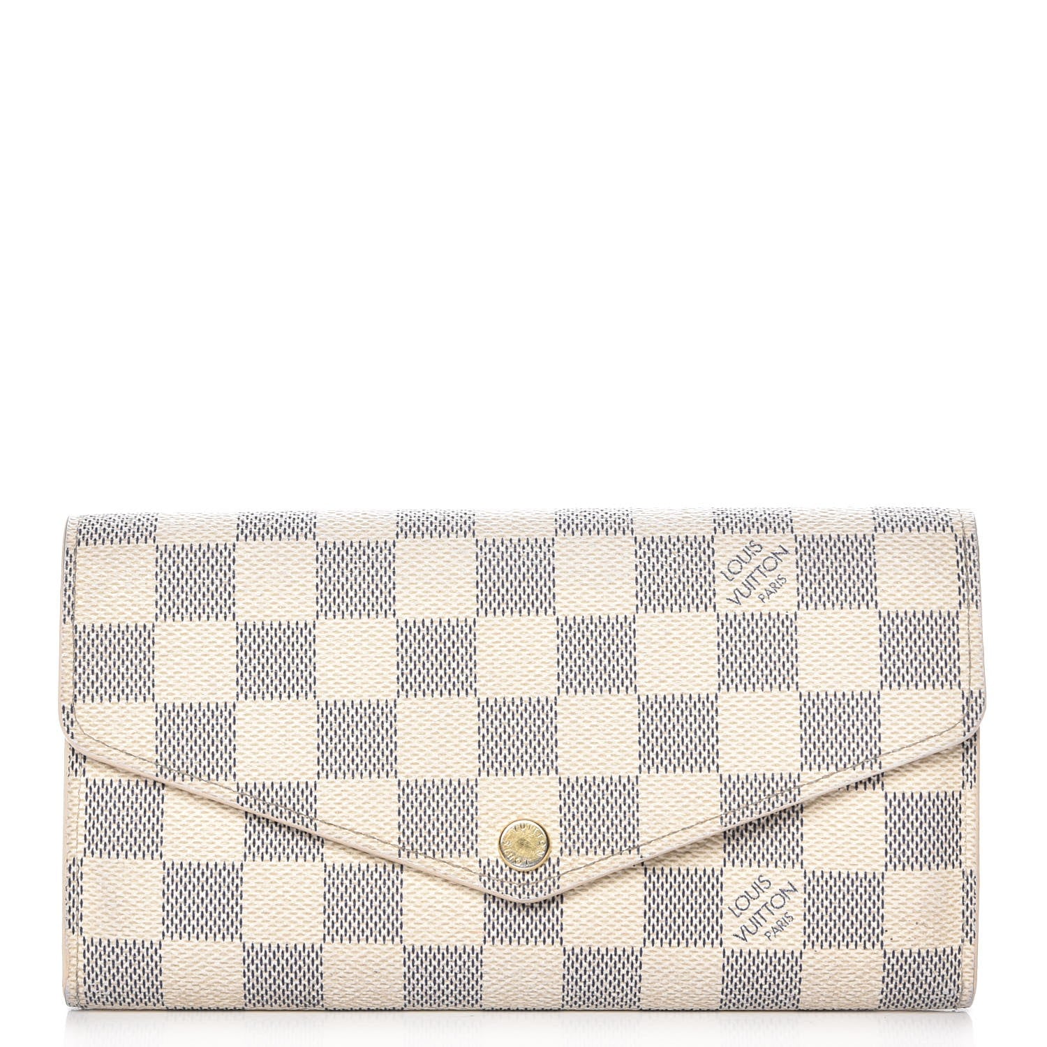 Louis Vuitton Damier Azur Sarah Wallet NM 1 of 7