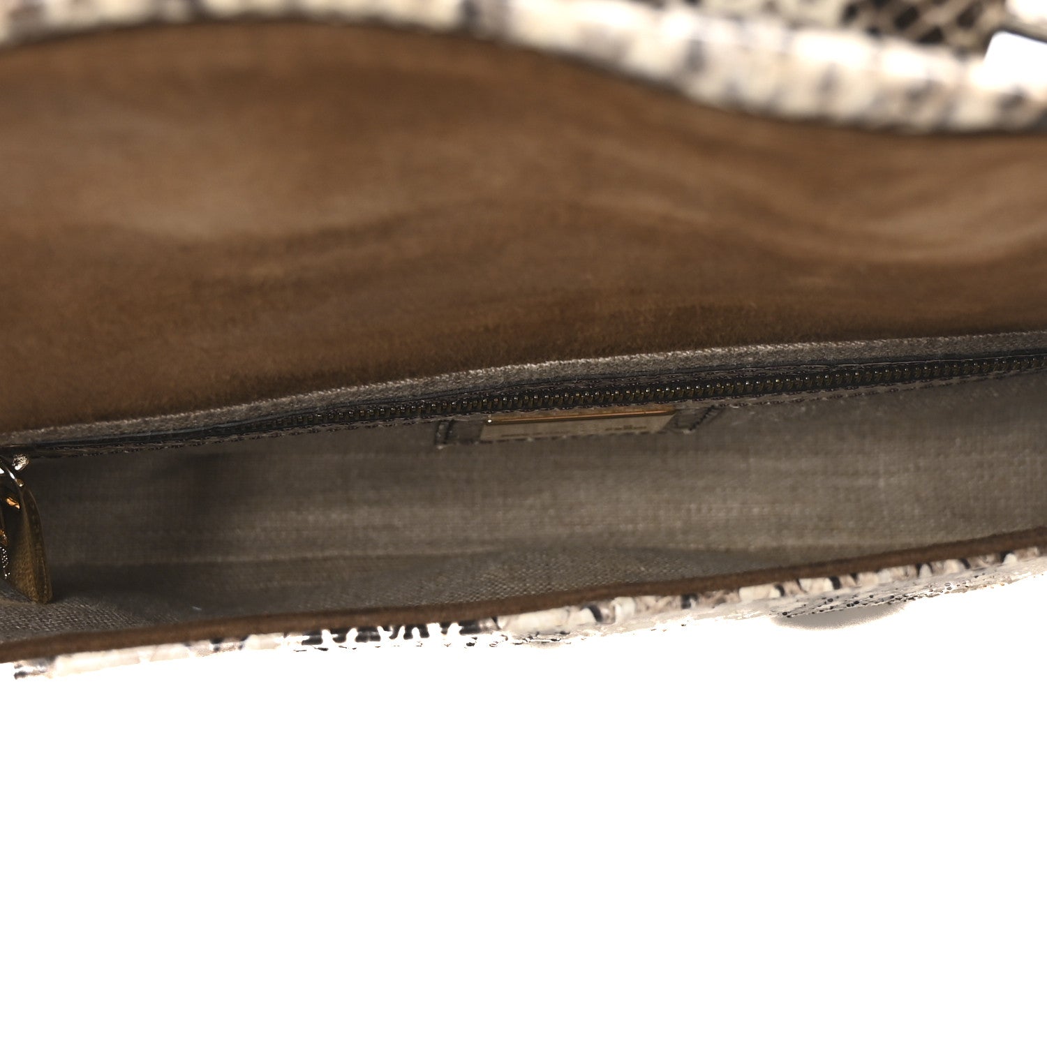 Fendi Snakeskin Baguette Natural 5 of 10