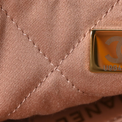 Chanel Metallic Calfskin Quilted Small Chanel 22 Pink 8 of 11