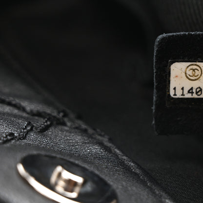 Chanel Lambskin Stitched Expandable Tote Black 7 of 10