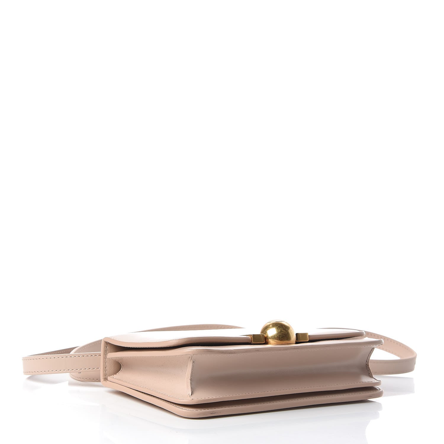 Bottega Veneta Spazzolato Calfskin Classic Mini BV Bag Nude 4 of 8