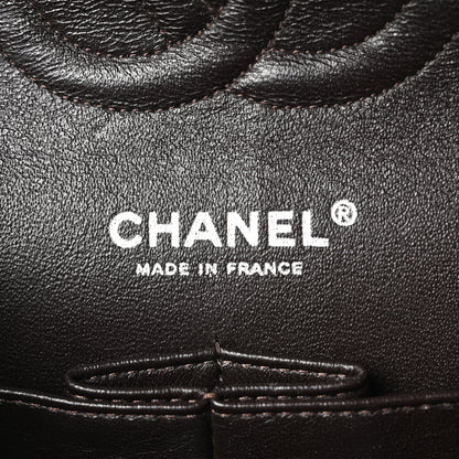 Chanel Caviar Quilted Medium Double Flap Brown 6 of 10