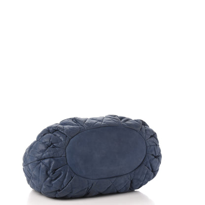 Chanel Iridescent Calfskin Quilted Large In The Mix Tote Navy 5 of 12