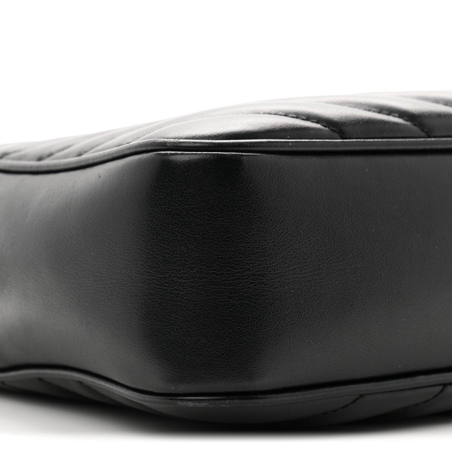 Saint Laurent Calfskin Matelasse Monogram Monochrome Lou Camera Bag Black 9 of 10