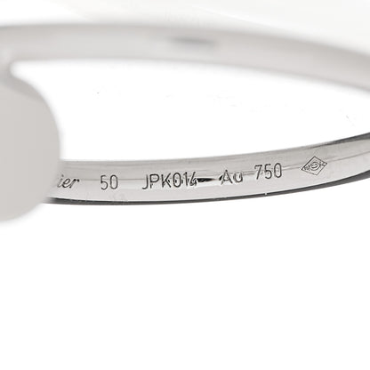 Cartier 18K White Gold Small Juste Un Clou Ring 50 5.25 4 of 4