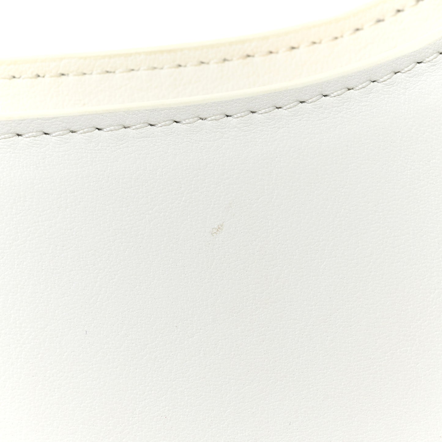 Smooth Calfskin Cuir Triomphe Shoulder Bag White
