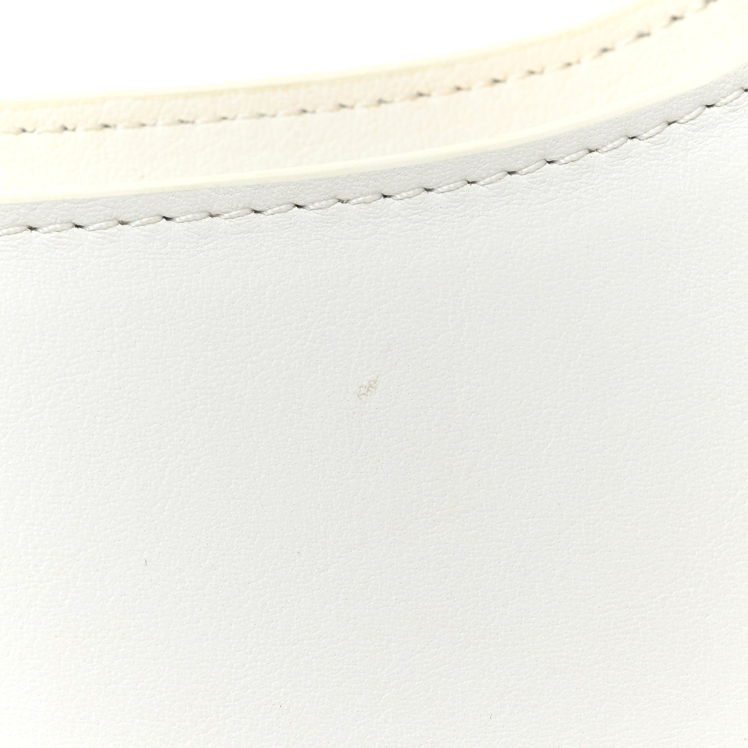 Celine Smooth Calfskin Cuir Triomphe Shoulder Bag White 18 of 21
