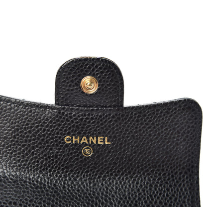 Chanel Caviar Quilted Flap Card Holder Black 6 of 7
