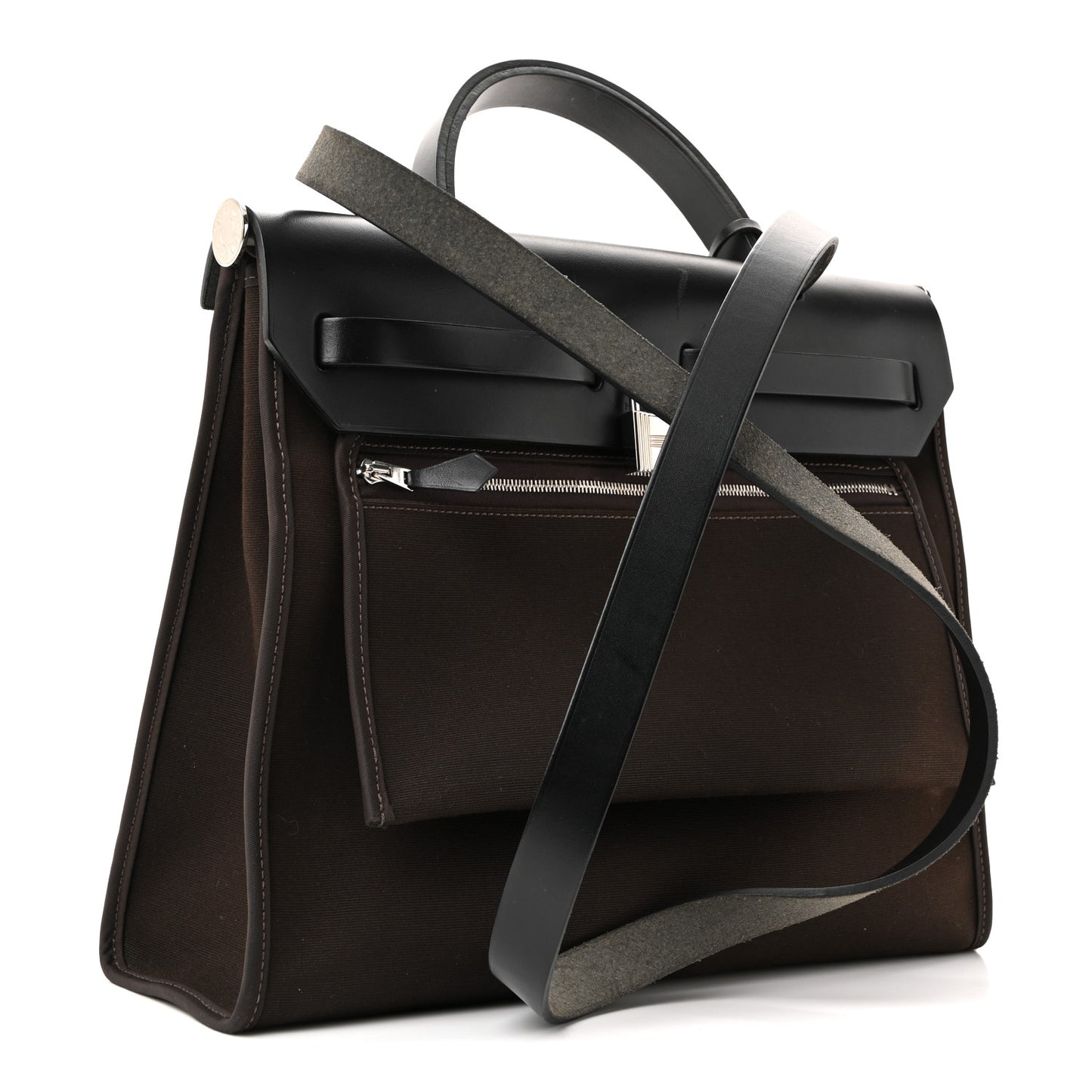 Military Toile Vache Hunter Herbag Zip 31 PM Ebene Black