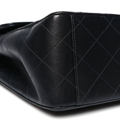 Chanel Lambskin Quilted XL Jumbo Single Flap Black 8 of 11