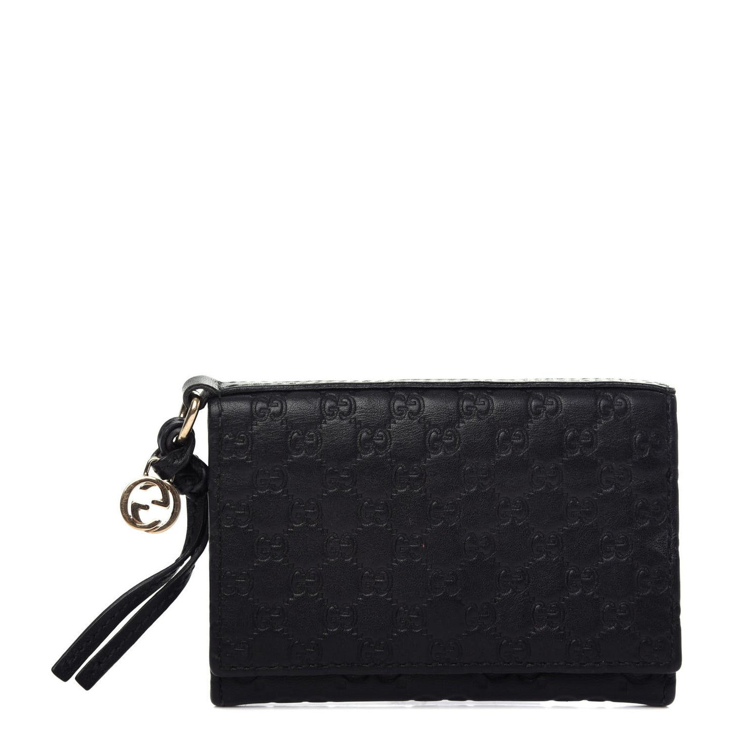Guccissima Card Case Black