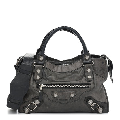 Balenciaga Agneau Giant 21 Silver Hardware City Black 1 of 9