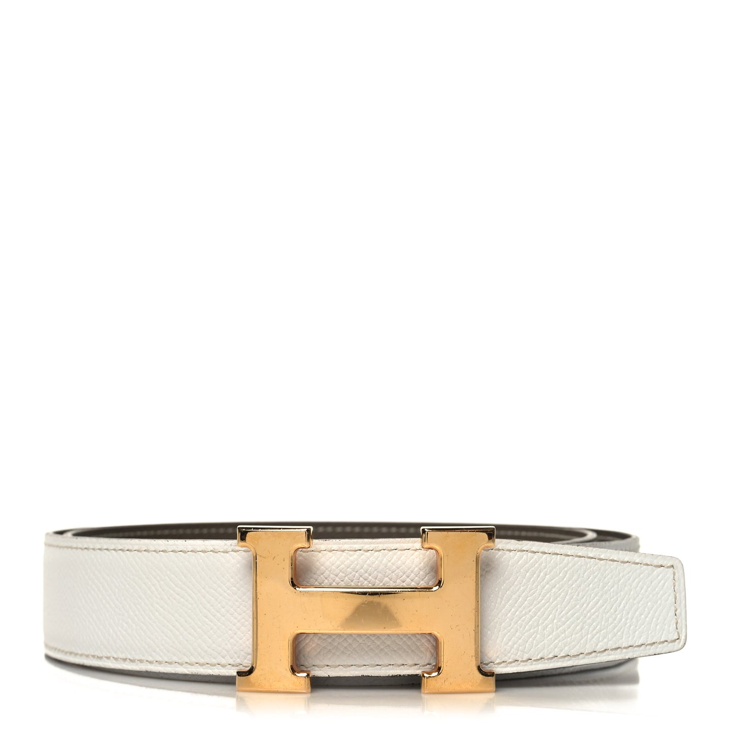 Swift Epsom 32mm H Belt 85 34 White Etoupe
