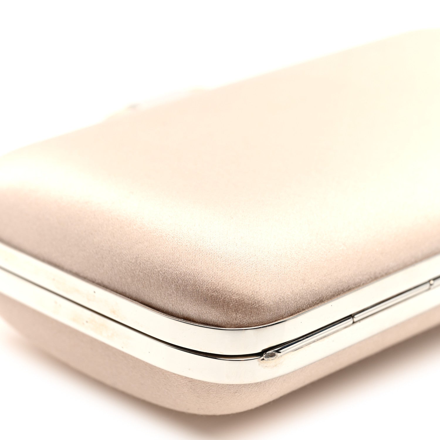 Givenchy Satin Resin Clutch Beige 8 of 9