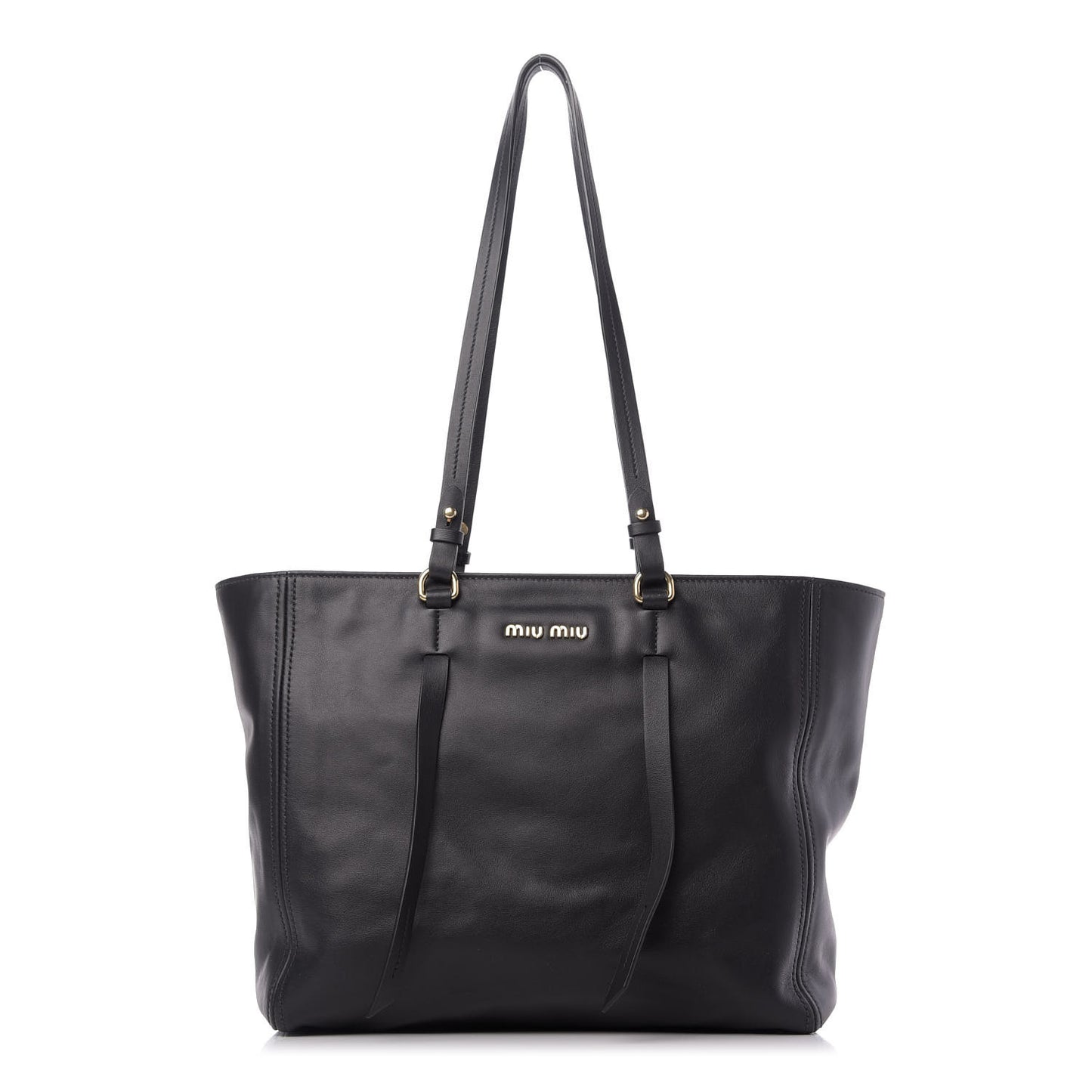 Vitello Soft Calfskin Tote Black