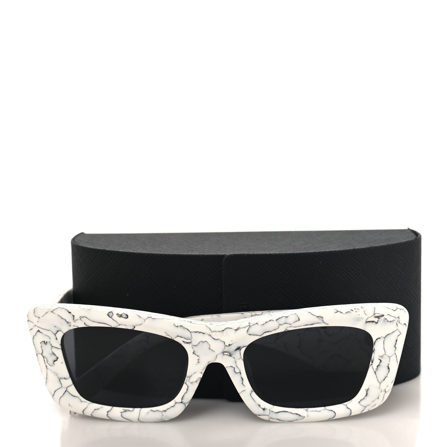Acetate Symbole Sunglasses SPR 13Z White Marble