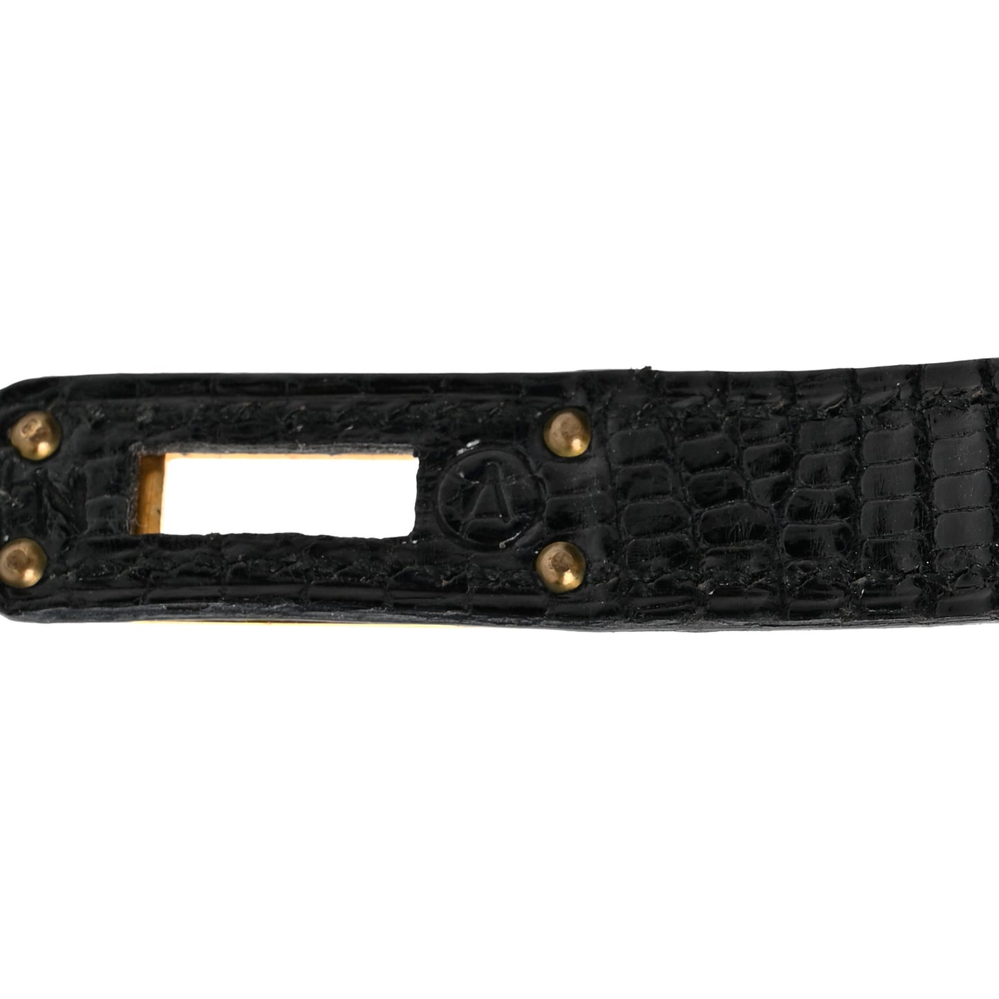 Lizard Mini Kelly Sellier 20 Black