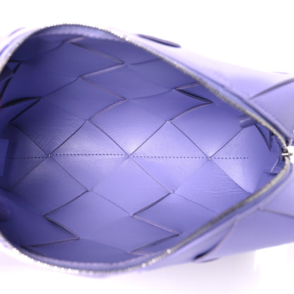 Bottega Veneta Lambskin Maxi Intrecciato Small Cassette Camera Bag Wisteria 5 of 9