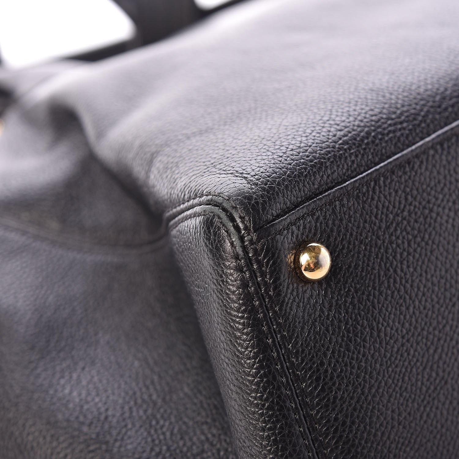 Chanel Calfskin Cerf Shopper Tote Black 12 of 16