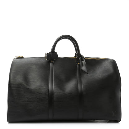 Louis Vuitton Epi Keepall 50 Black 1 of 11