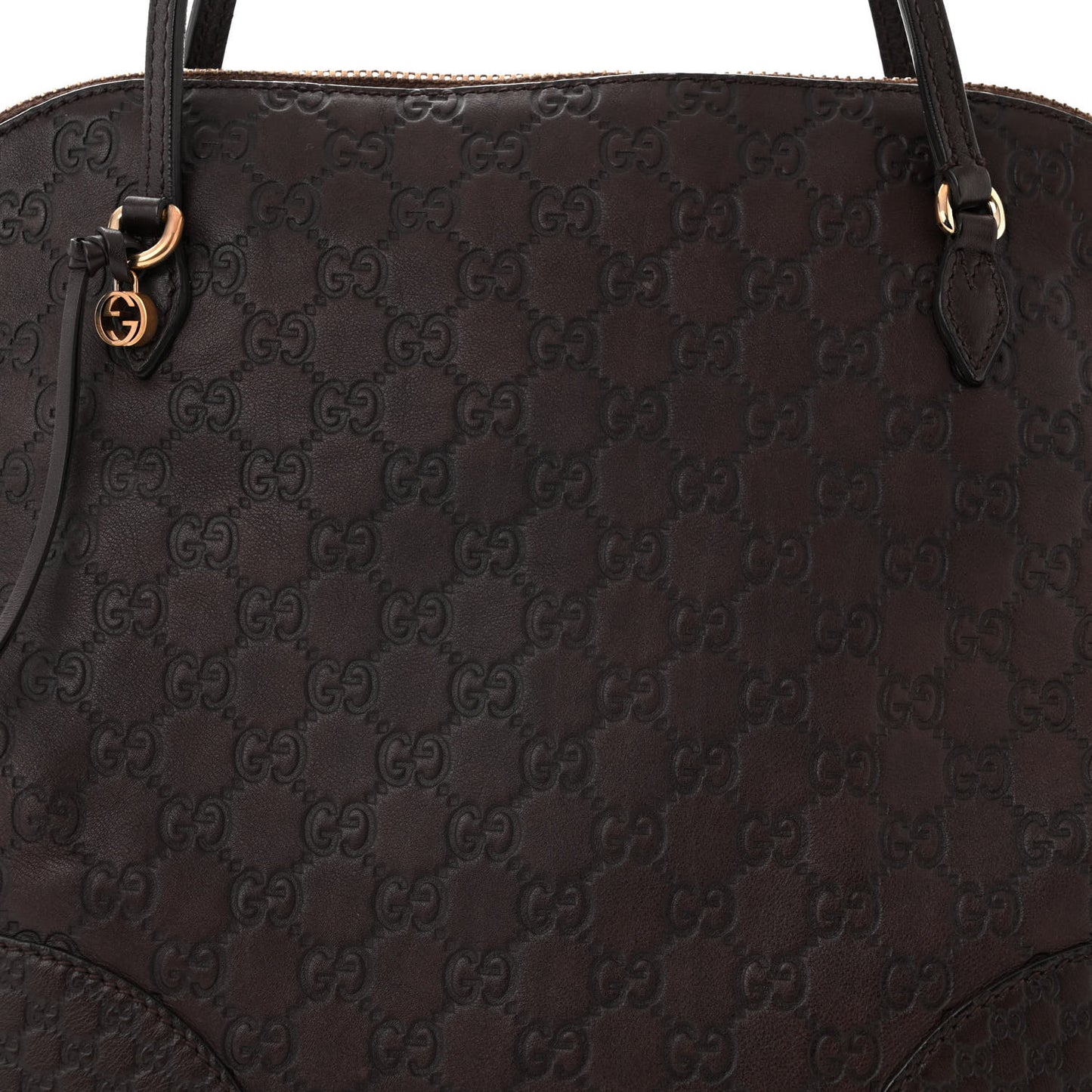 Guccissima Medium Bree Shoulder Bag Chocolate
