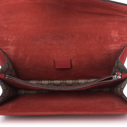 Gucci GG Supreme Monogram Small Dionysus Shoulder Bag Red 5 of 9