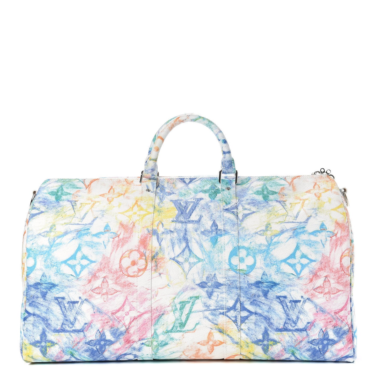 Monogram Pastel Colors Keepall Bandouliere 50 Multicolor