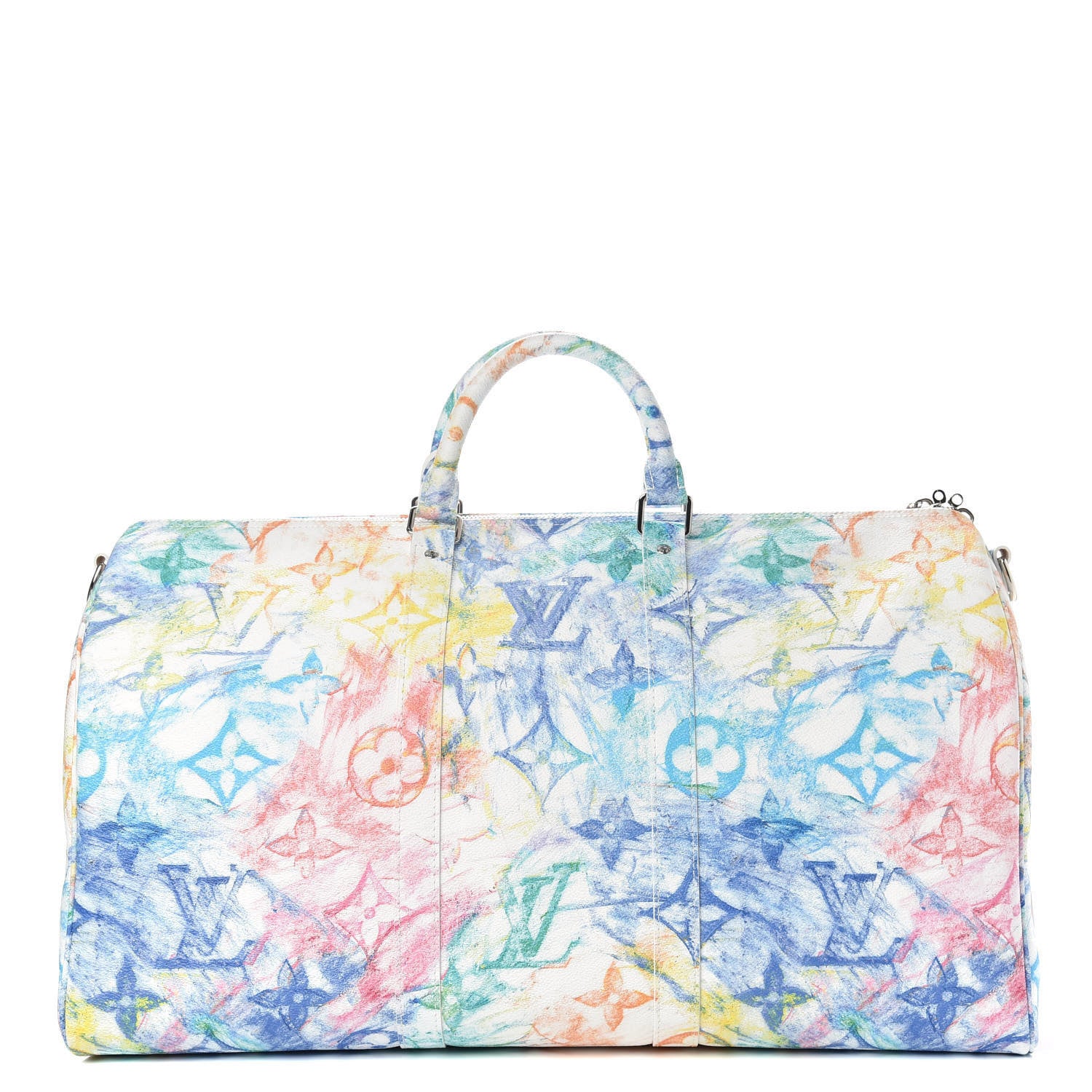 Louis Vuitton Monogram Pastel Colors Keepall Bandouliere 50 Multicolor 1 of 8