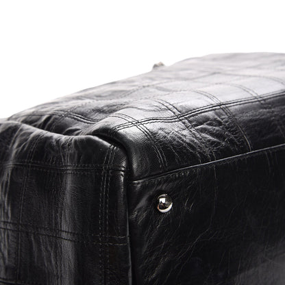 Chanel Lambskin Square Stitched Lax Accordion Shoulder Bag Black 3 of 12