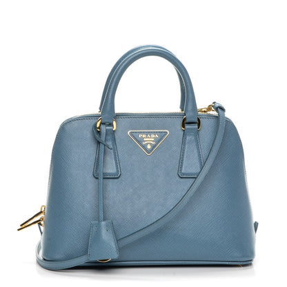 Prada Saffiano Lux Small Promenade Tote Aviazione 1 of 10