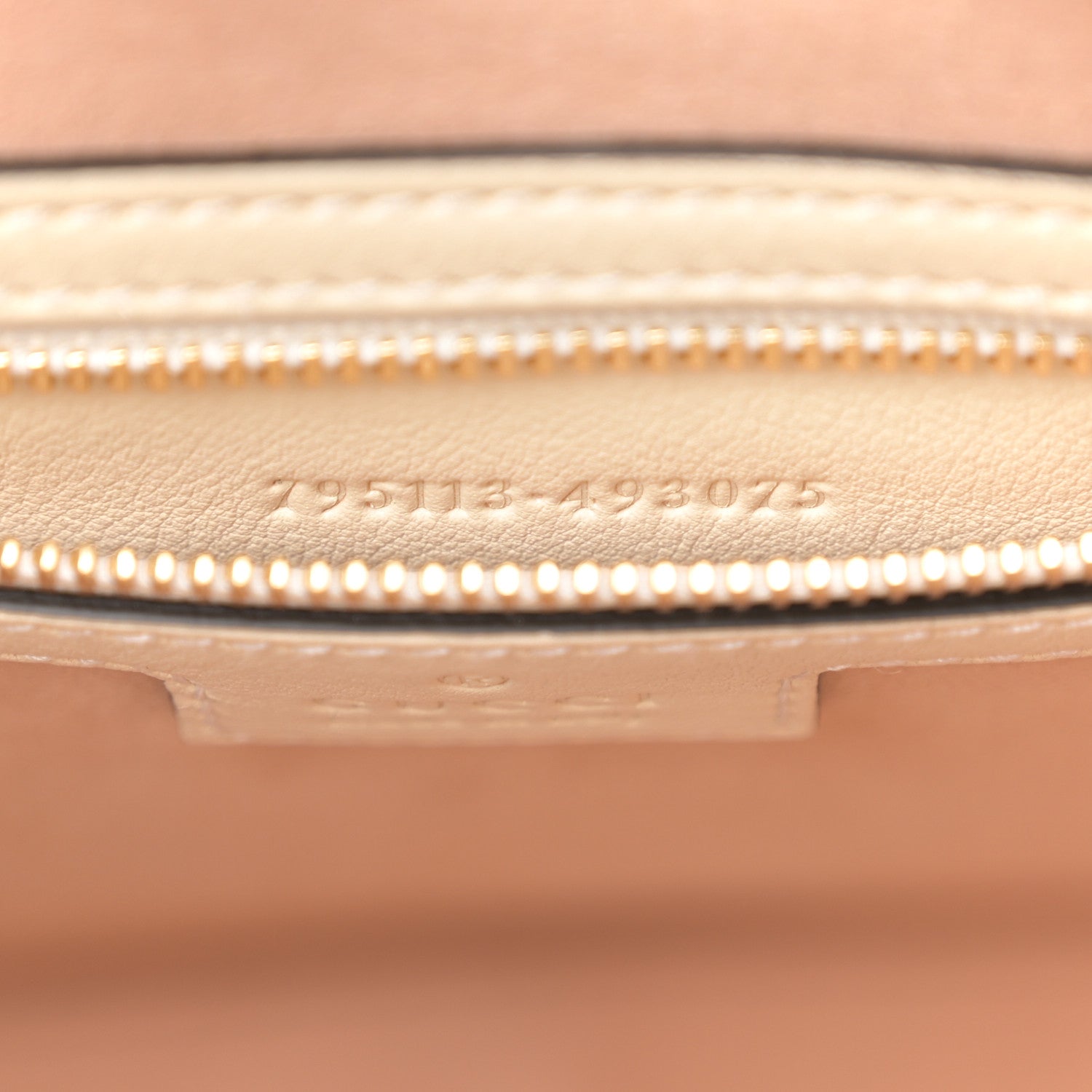 Gucci GG Supreme Monogram Moon Calfskin Medium Padlock Shoulder Bag Beige Ebony Mystic White 7 of 10