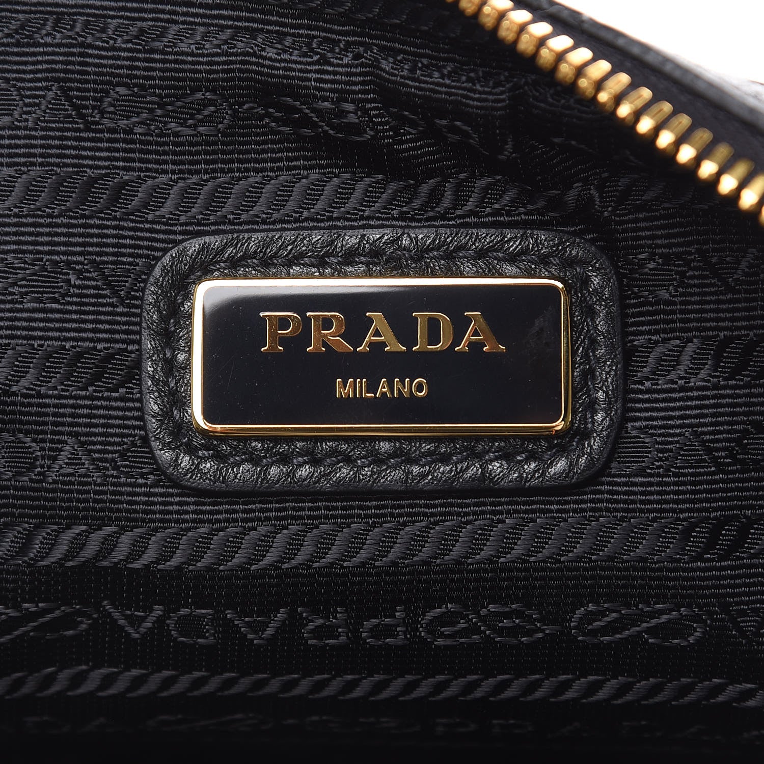 Prada Vitello Phenix Camera Bag Black 7 of 9