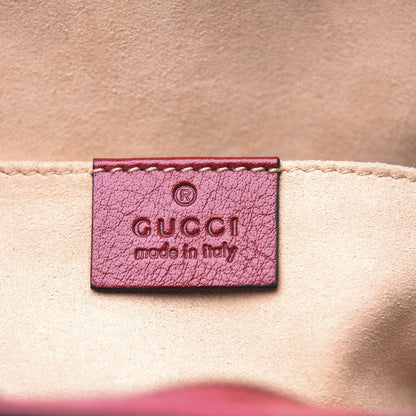 Gucci Piuma Lux Calfskin Small Re(Belle) Crossbody Bag Romantic Cerise 5 of 11