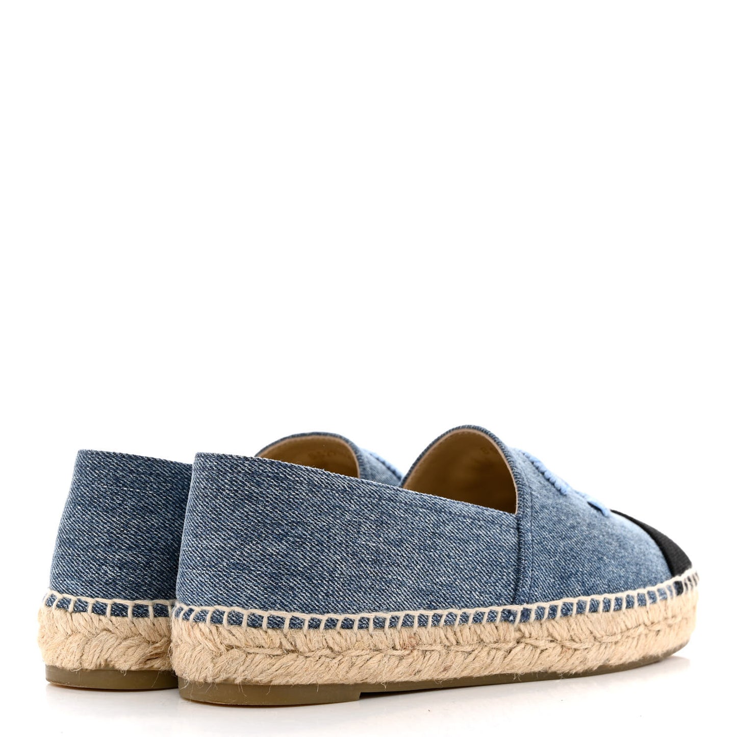 Denim CC Espadrilles 37 Blue Black