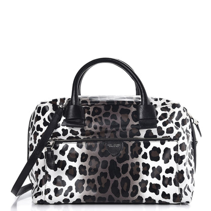 Marc Jacobs Coated Lambskin Leopard Print Antonia Tote Natural 1 of 10