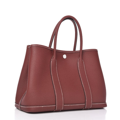 Hermes Negonda Garden Party Tote 30 TPM Rouge H 3 of 11