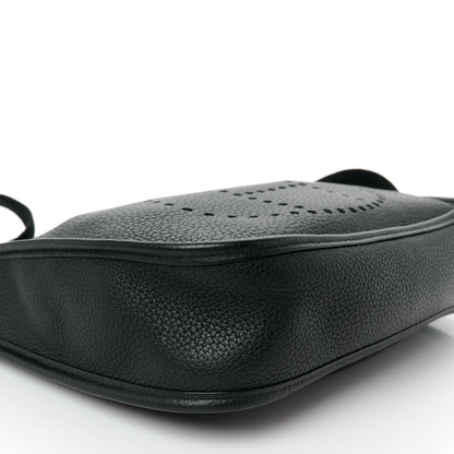 Hermes Taurillon Clemence Evelyne PM Black 10 of 10