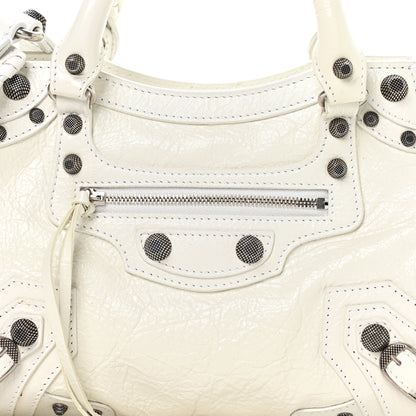 Balenciaga Agneau Arena Neo Cagole Handbag XS Optic White 9 of 11