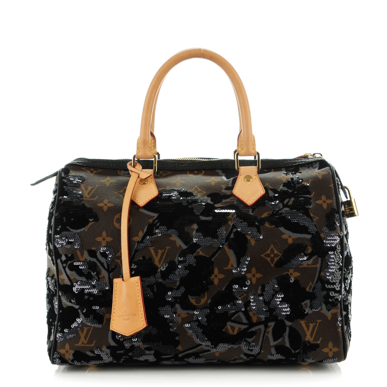 Louis Vuitton Monogram Fleur De Jais Sequins Speedy 30 1 of 7