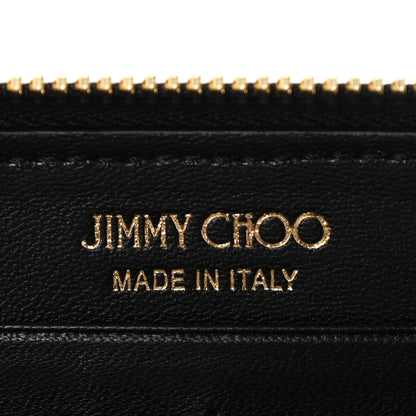 Jimmy Choo Nappa Quilted Pippa Zip Around Wallet Black 6 of 6