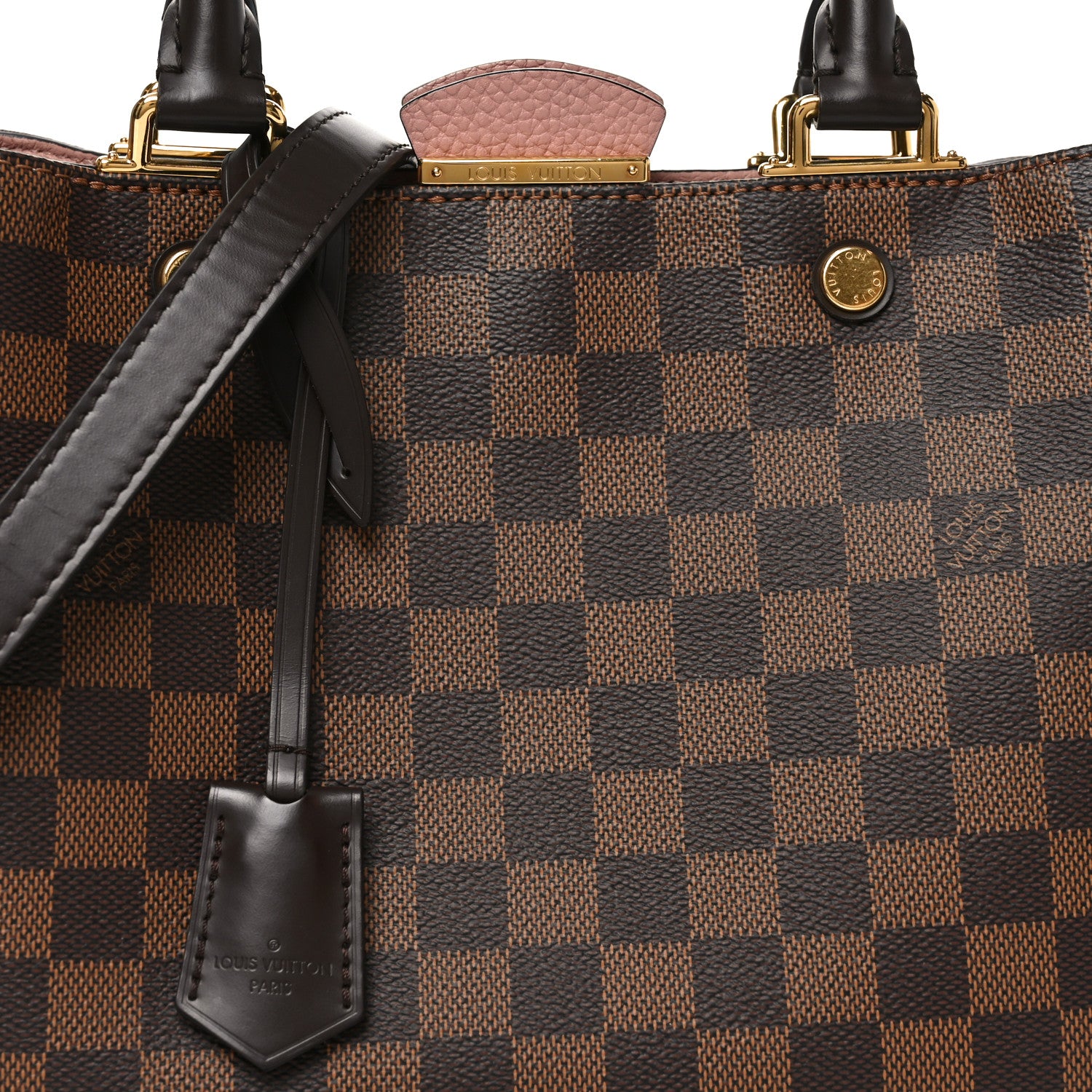Louis Vuitton Damier Ebene Cuir Taurillon Brittany Magnolia 7 of 10