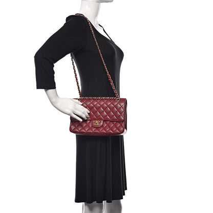 Chanel Caviar Quilted Medium Double Flap Red 2 of 16
