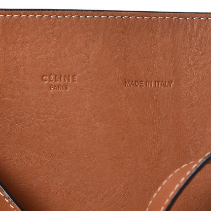 Celine Smooth Calfskin Medium Belt Cabas Phantom Brown 6 of 8