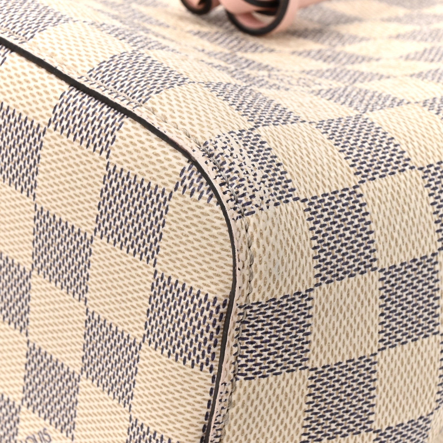Louis Vuitton Damier Azur Neonoe MM Eau De Rose 8 of 16