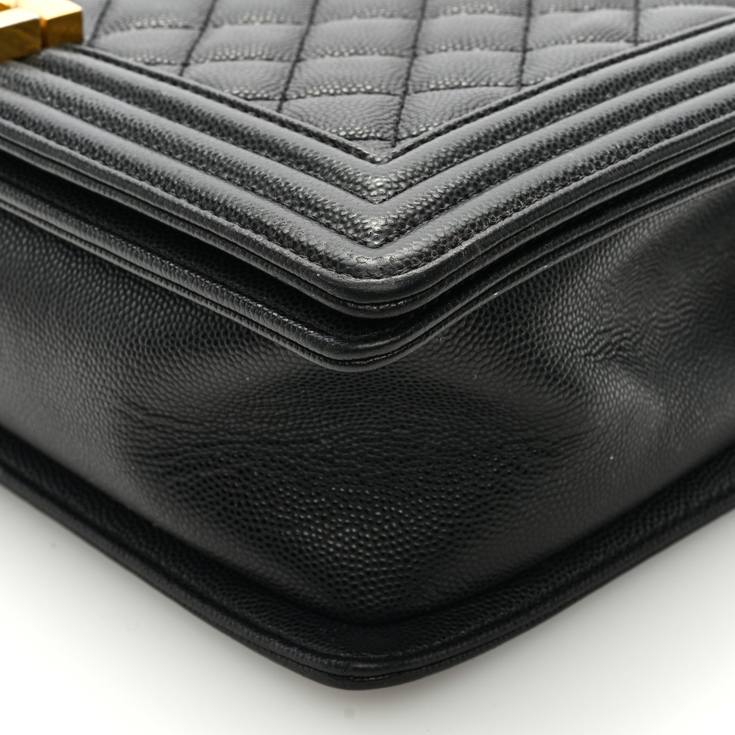 Chanel Caviar Quilted New Medium Boy Flap Black 9 of 10