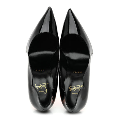Christian Louboutin Patent LipChick 100 Pumps 38 Black 2 of 8
