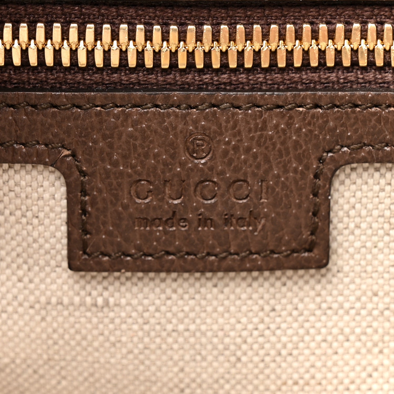 Gucci Monogram Jumbo GG Textured Dollar Calfskin Web Tote Bag Camel Ebony New Acero 6 of 16