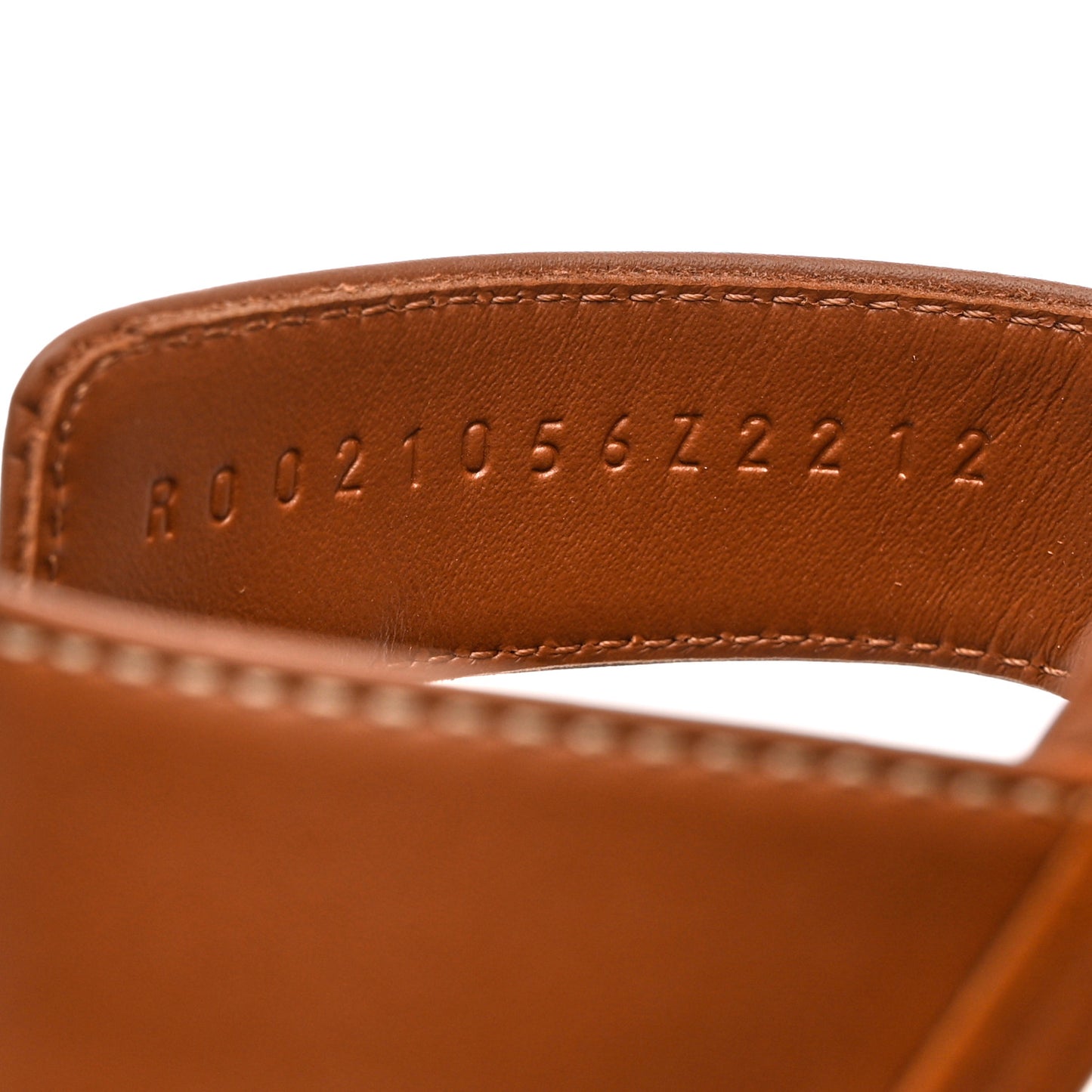 Box Calfskin Oran Sandals 37.5 Gold